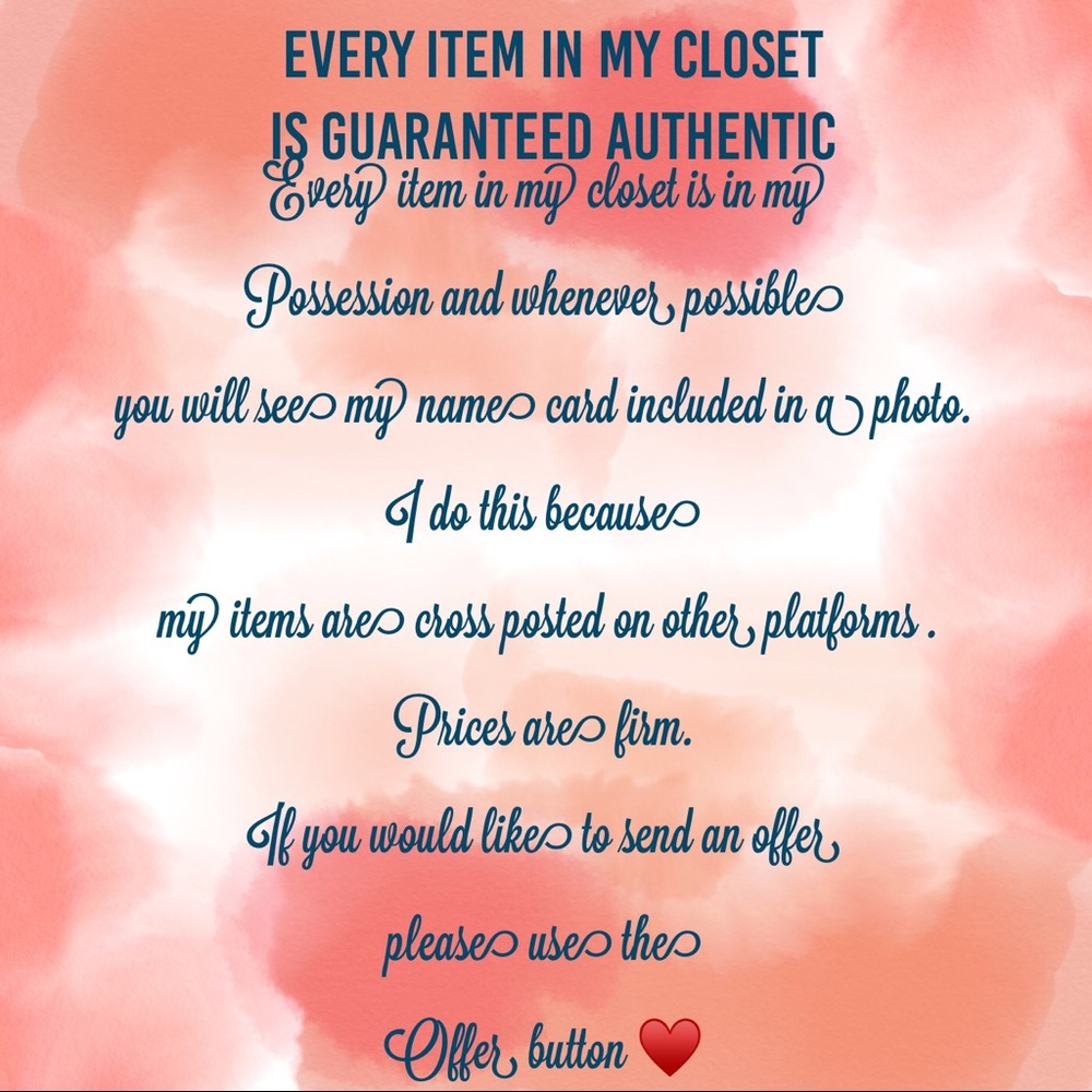 Closet Info ♥️🌺🌸🛍